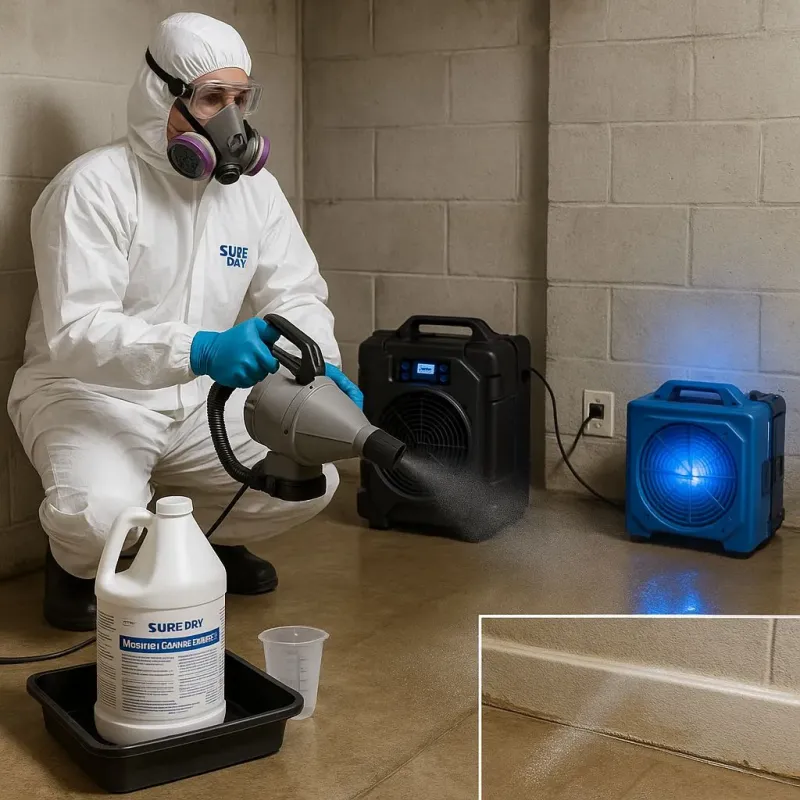Sanitization and Odor Removal process in Drain, OR